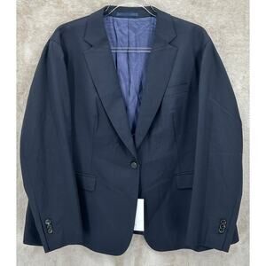 Suitsupply Suit Jacket Women US 12 44R Navy Cameron Wool Blend Blazer Office NWT